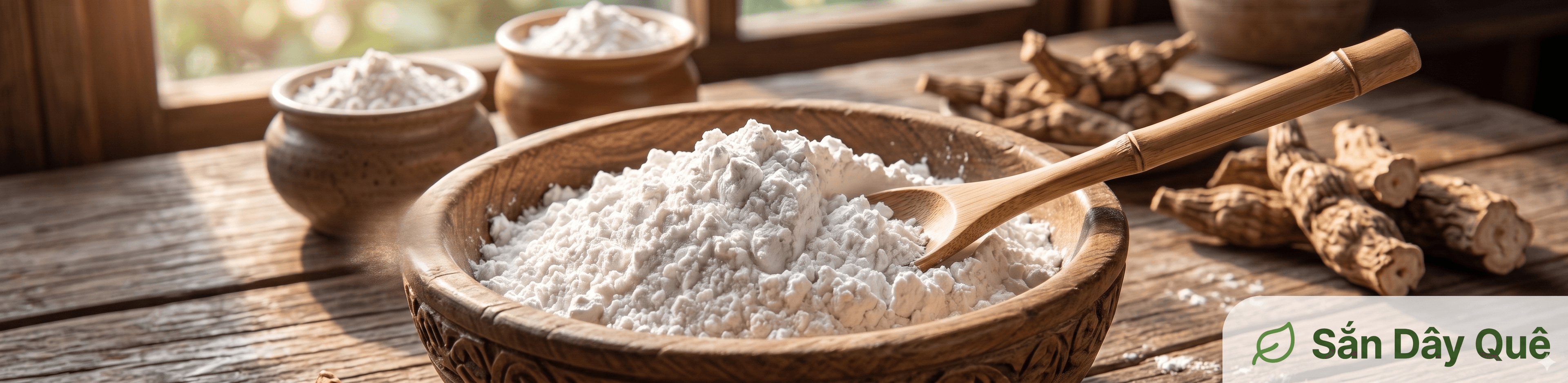 Bột sắn dây nguyên chất